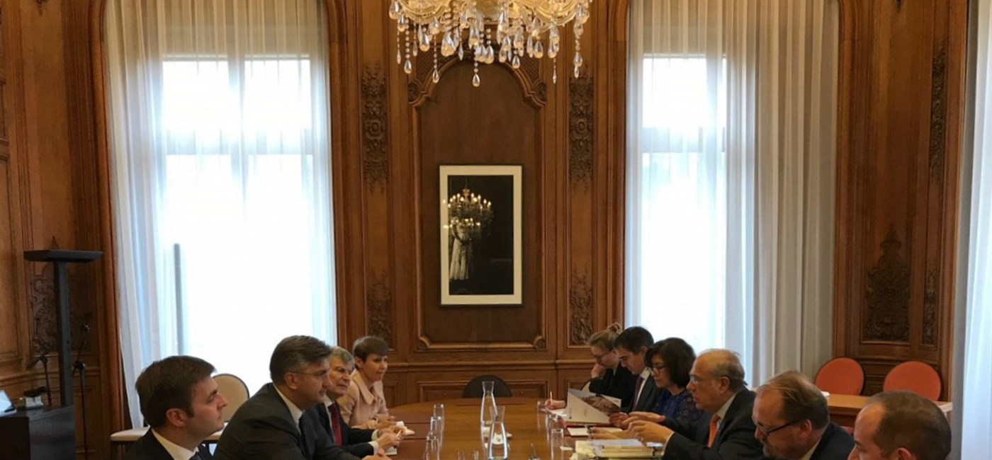 PM Plenkovic: OECD holds important expertise that can help us in economic and structural reforms